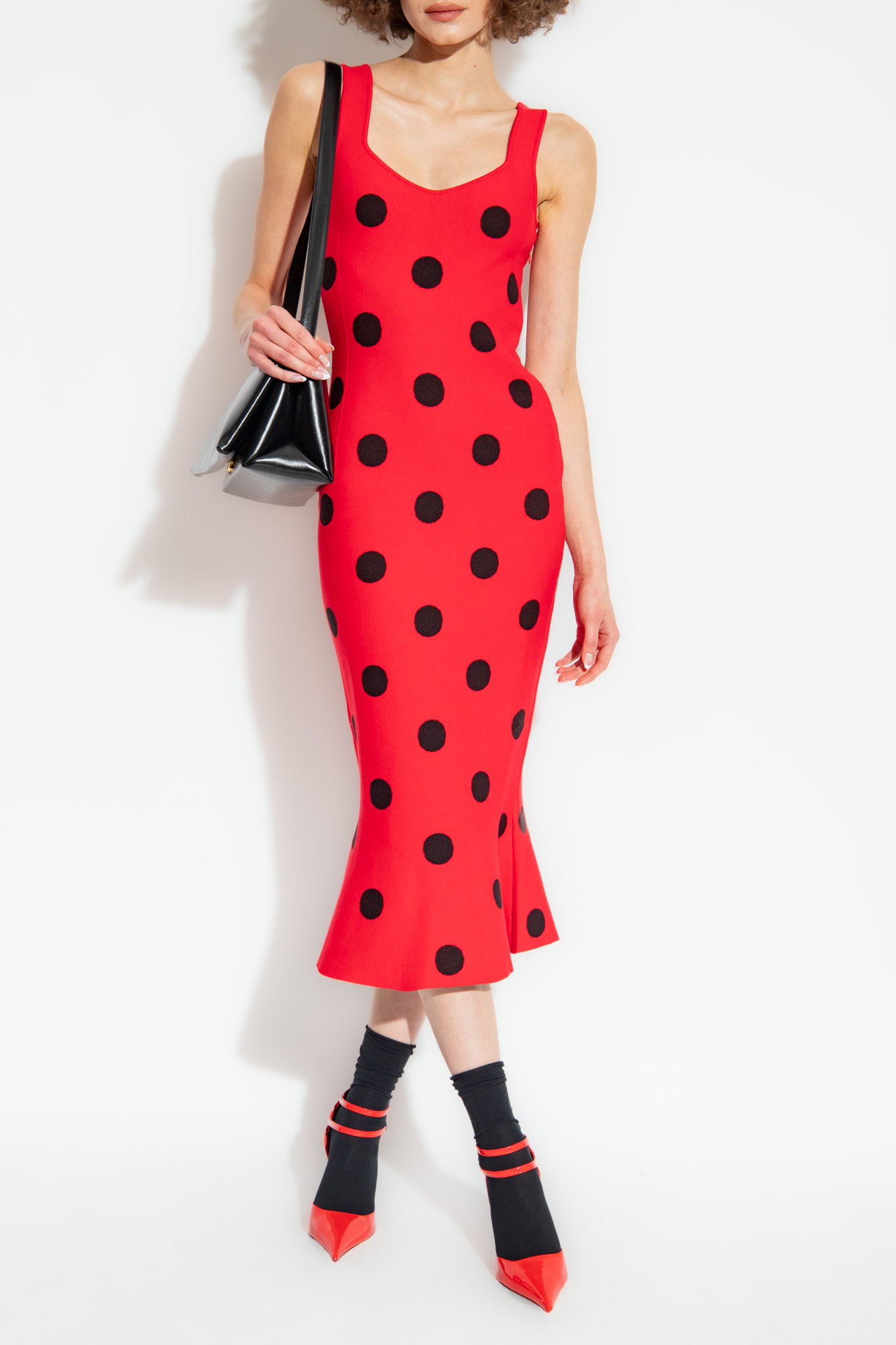 Red Dress with polka dots Marni - Vitkac Canada